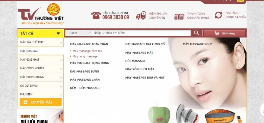 Khách hàng điện máy trường việt