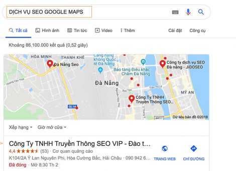 Dịch Vụ SEO Google Maps