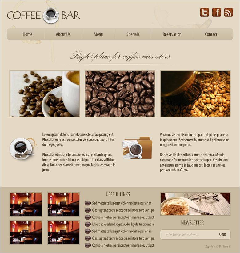 Thiết kế website quán cafe, trà sữa độc đáo, đẹp mắt
