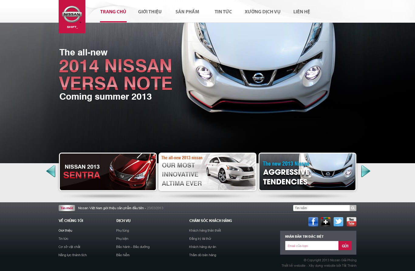 Thiết kế website ô tô chuyên nghiệp, thu hút