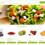 Thiết kế website bán thực phẩm uy tín, chuyên nghiệp