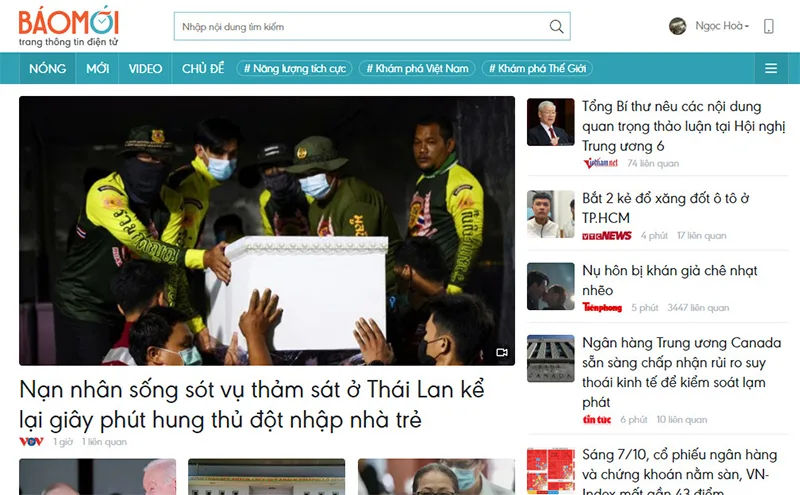 Báo giá bài PR trên Báo Mới