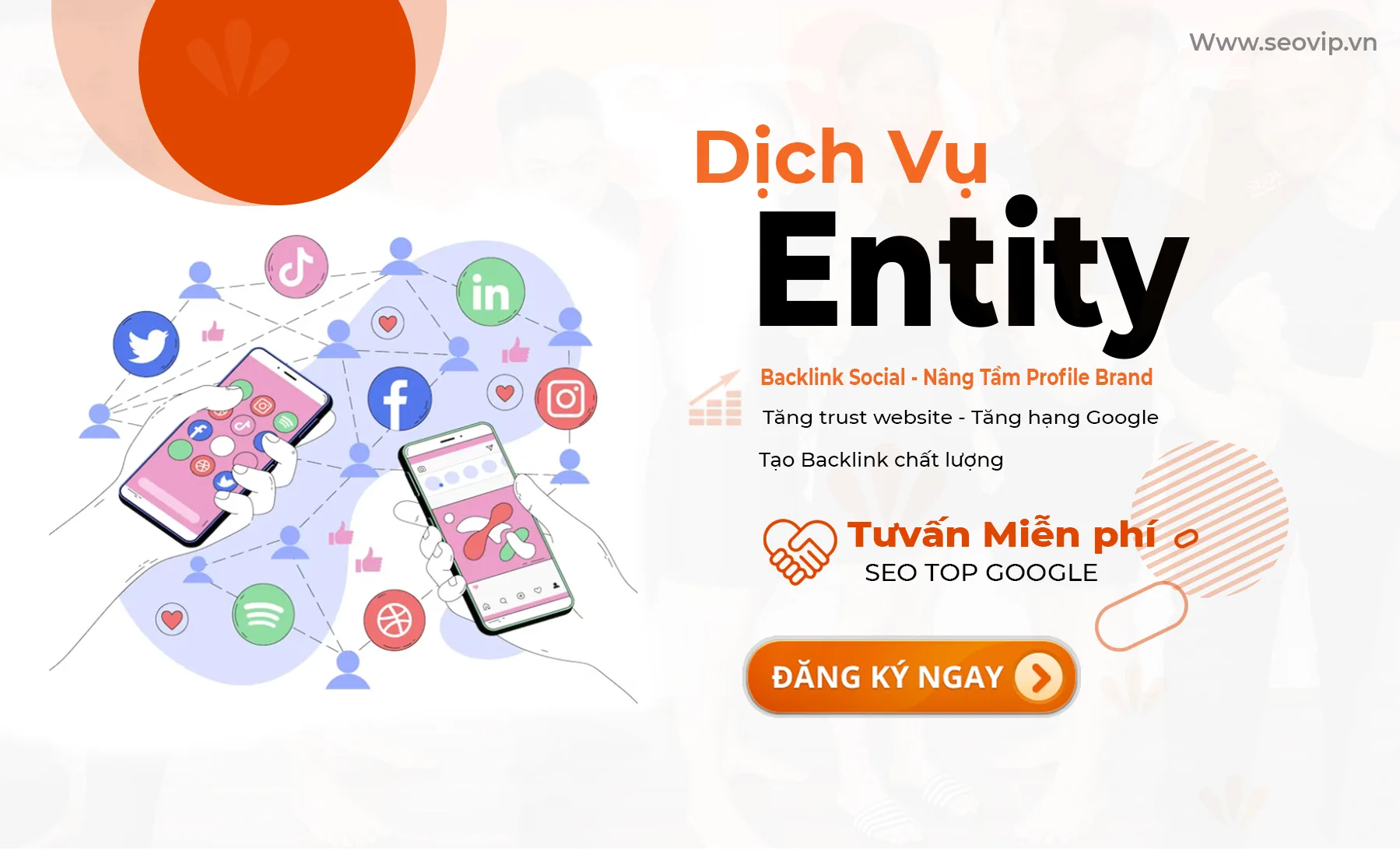 Dịch vụ Entity - Backlink Social