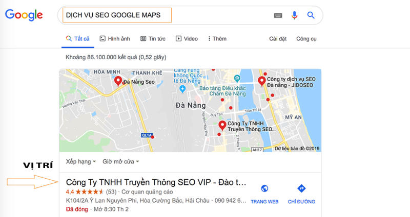 Dịch vụ SEO Google Maps chất lượng cho website thời trang, mỹ phẩm