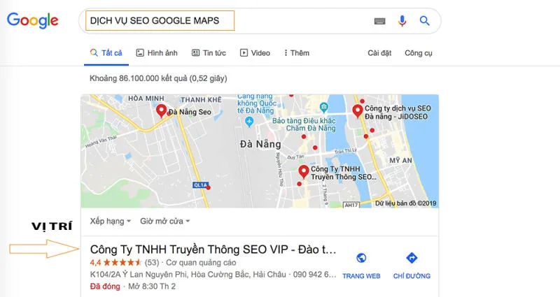 Dịch vụ SEO Google Maps chất lượng cho website thời trang, mỹ phẩm