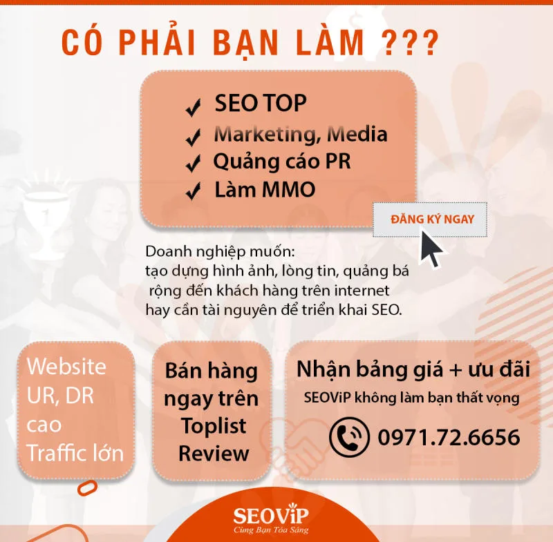"BACKLINK CHẤT" TOP GOOGLE: BÁO PR, GUEST POST