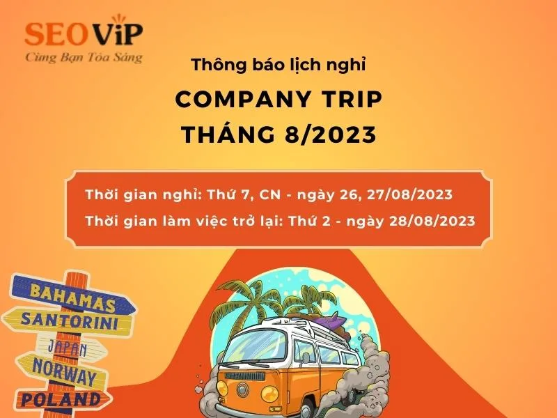 Công ty thông báo lịch trình du lịch Huế tháng 8/2023 