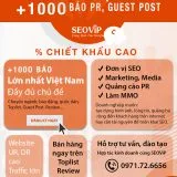 TUYỂN GẤP ĐẠI LÝ BÁN BÁO PR, GUEST POST