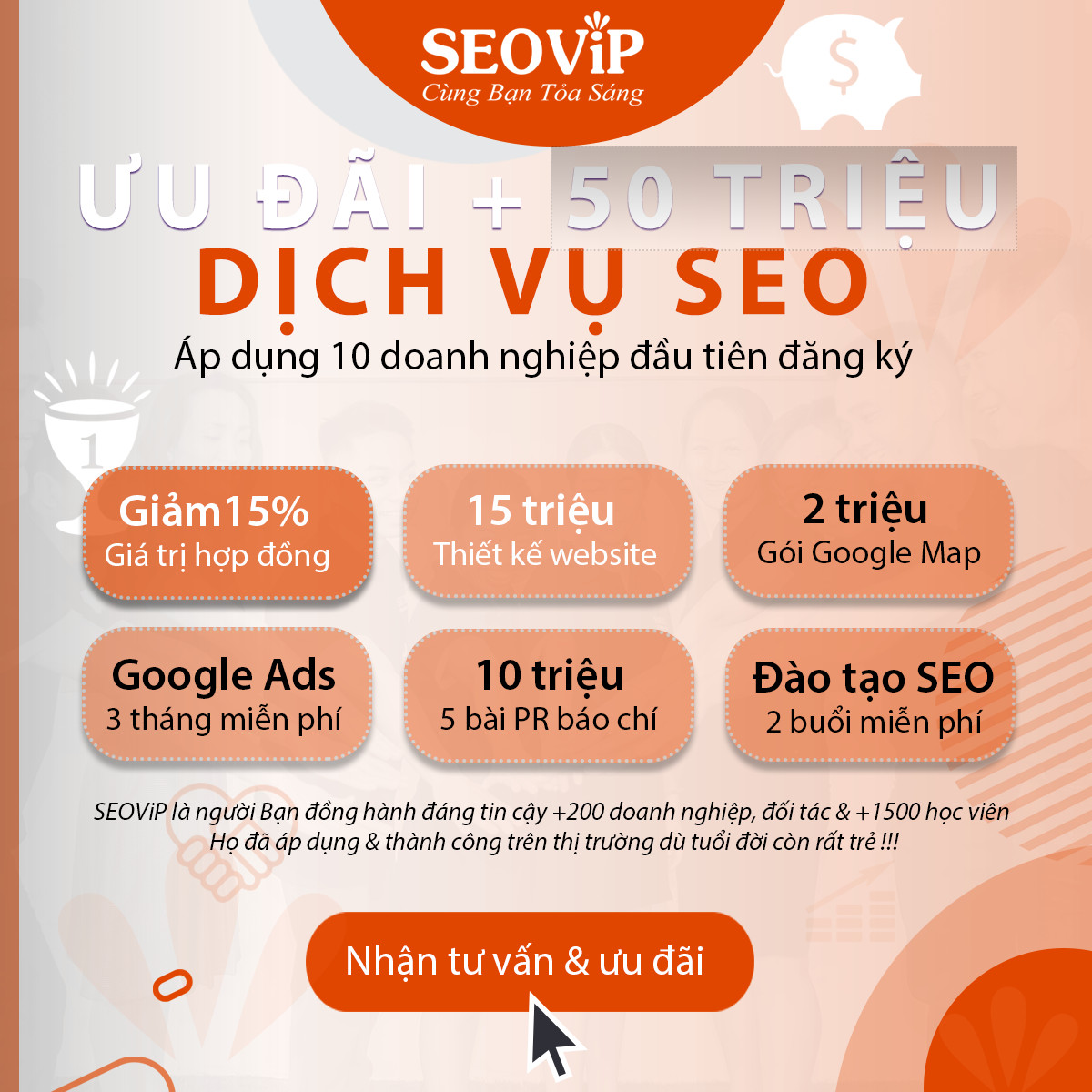 Khuyến mãi Dịch Vụ SEO tại SEOVIP