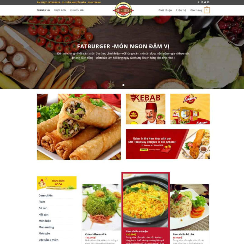 Tạo Website nhà hàng chuyên nghiệp