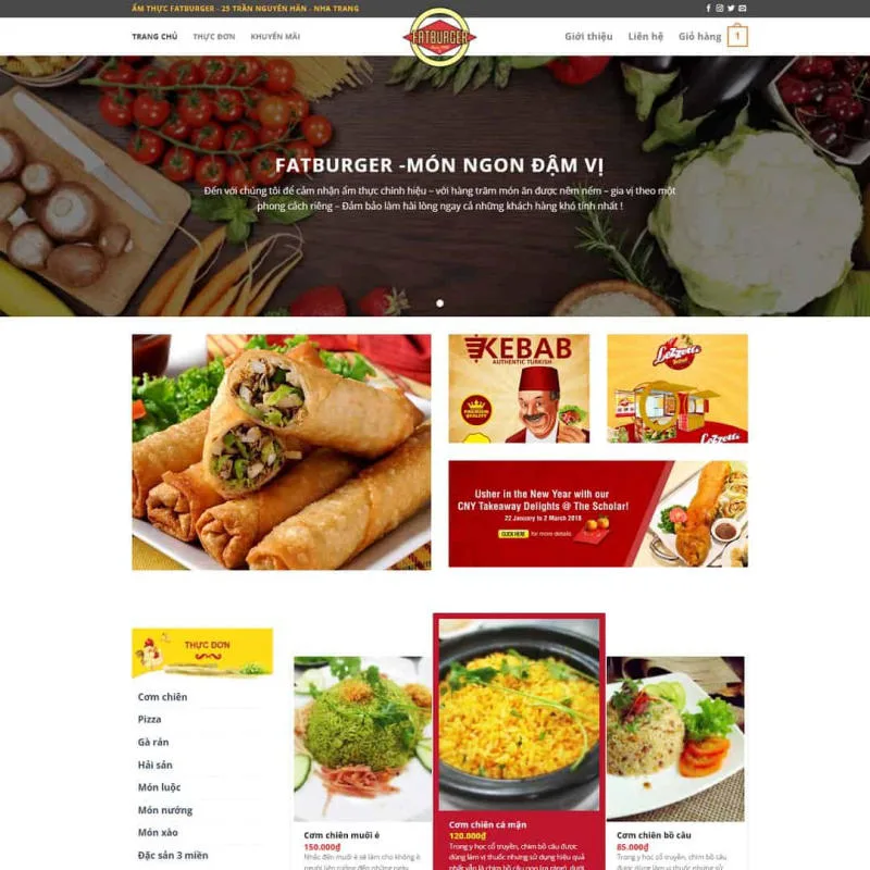 Tạo Website nhà hàng chuyên nghiệp