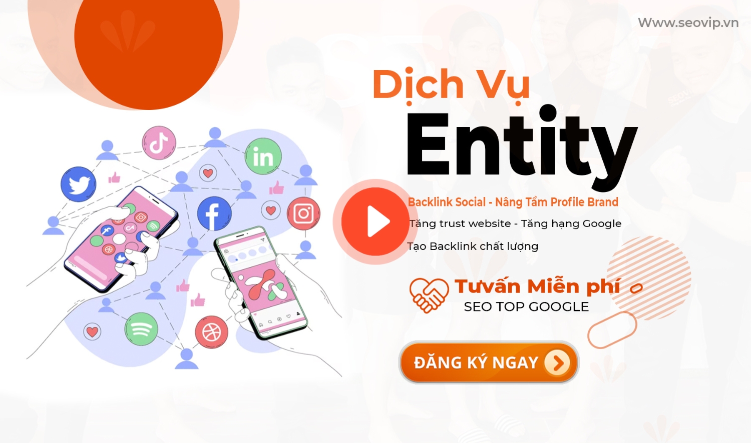 Dịch vụ Entity - Backlink Social