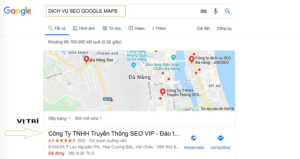 Dịch Vụ SEO Google Maps