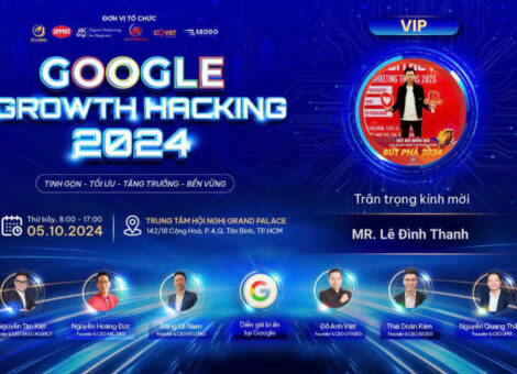 CEO SEOViP vinh dự là - Khách Mời VIP Tại Sự Kiện Google Growth Hacking 2024