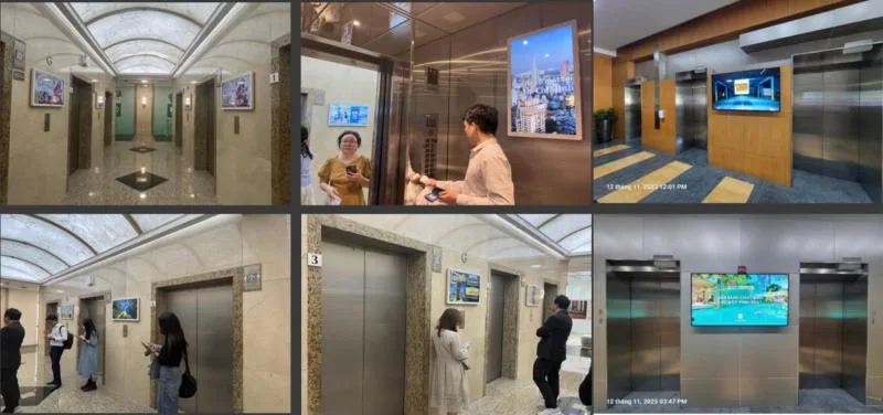 Bảng giá dịch vụ quảng cáo thang máy