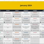 Content calendar