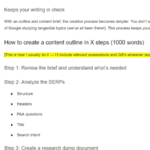 Content Outline