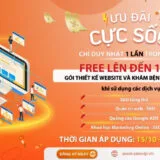 MIỄN PHÍ THIẾT KẾ WEBSITE + KHÁM BỆNH & TỐI ƯU WEB – ƯU ĐÃI CỰC SỐC CHỈ DUY NHẤT 1 LẦN TRONG NĂM