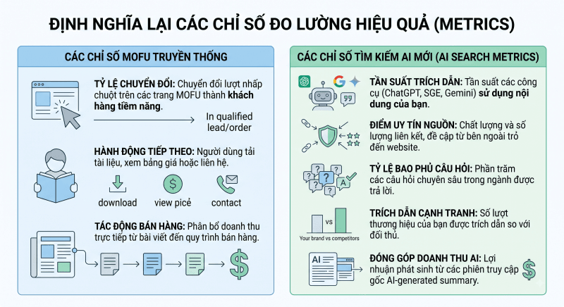 Định nghĩa lại các chỉ số đo lường hiệu quả (Metrics)