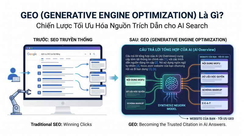 Giải mã GEO (Generative Engine Optimization)