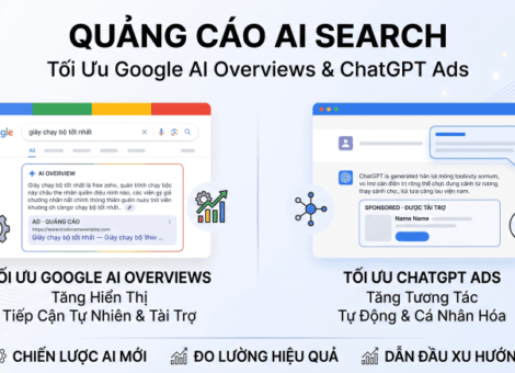 Quảng Cáo AI Search: Tối Ưu Google AI Overviews & ChatGPT Ads