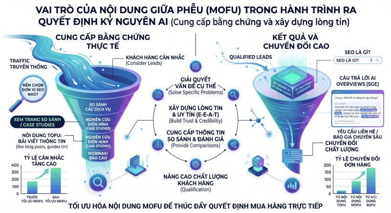 Vì sao nội dung đầu phễu (TOFU) mất dần lợi thế kéo Traffic?