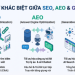 SEO, AEO và GEO khác nhau như thế nào? So sánh chi tiết